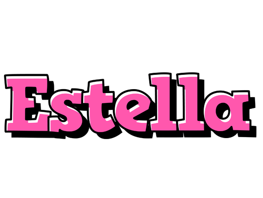 Estella girlish logo