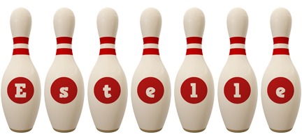 Estelle bowling-pin logo