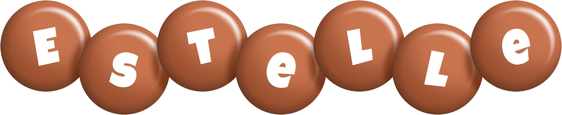Estelle candy-brown logo