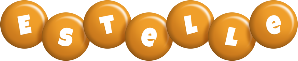 Estelle candy-orange logo