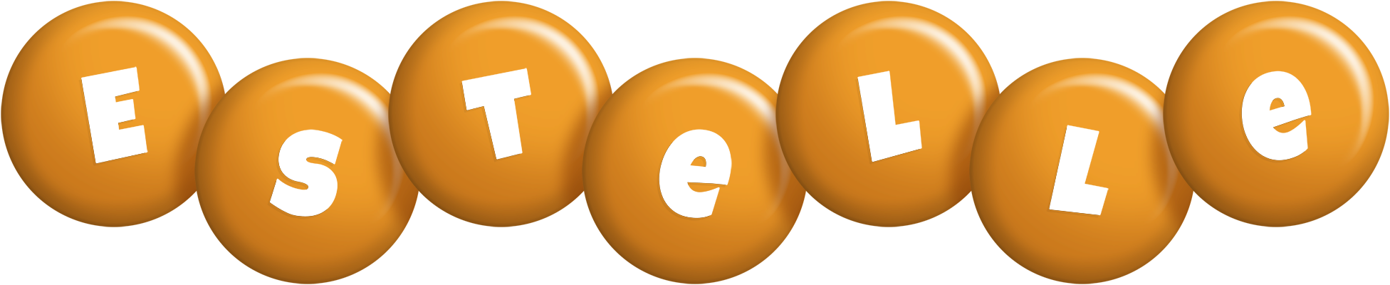Estelle candy-orange logo