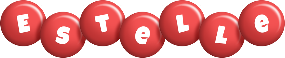 Estelle candy-red logo