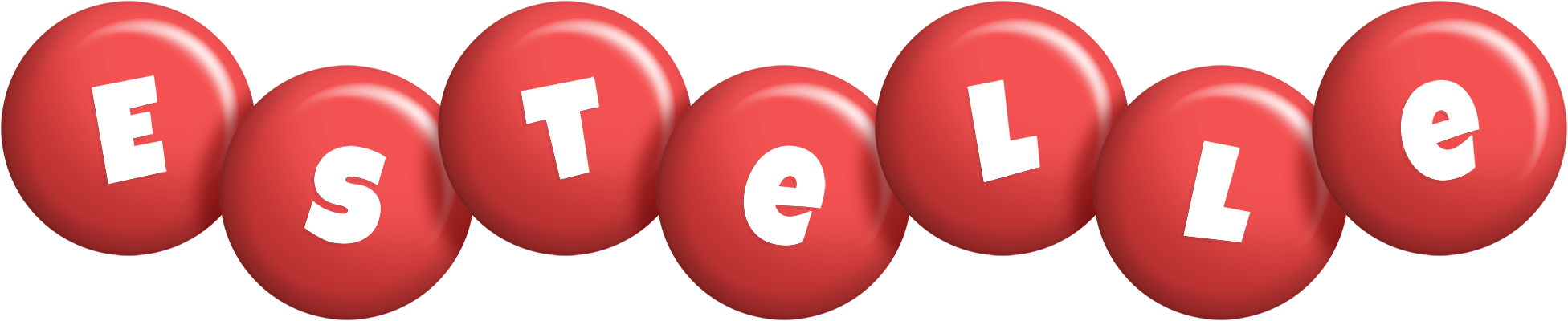 Estelle candy-red logo