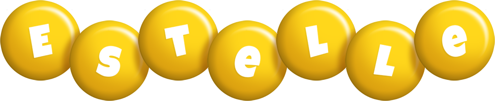 Estelle candy-yellow logo