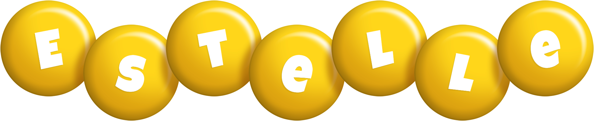 Estelle candy-yellow logo