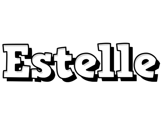 Estelle snowing logo
