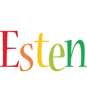 Esten birthday logo