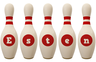 Esten bowling-pin logo