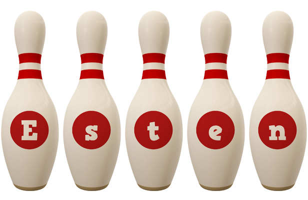 Esten bowling-pin logo