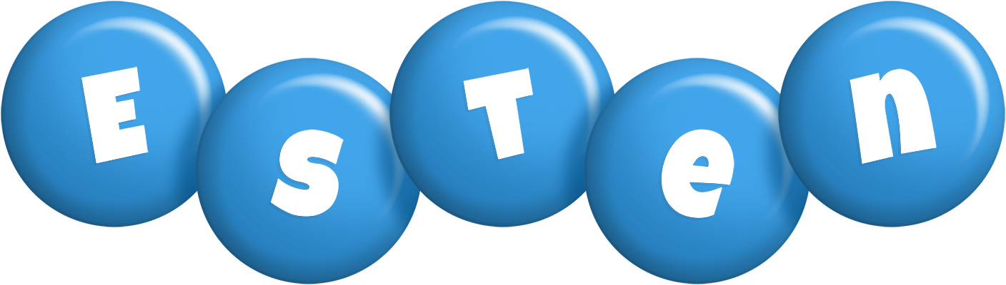 Esten candy-blue logo