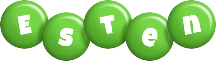 Esten candy-green logo