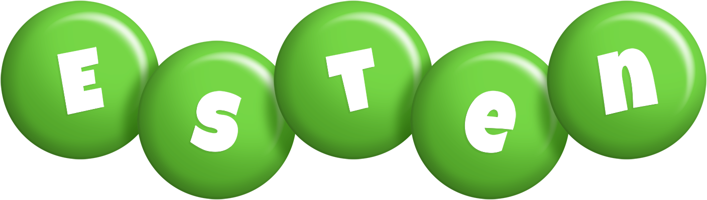 Esten candy-green logo