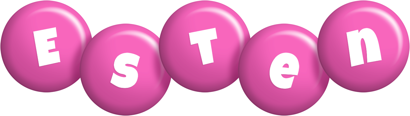 Esten candy-pink logo