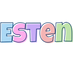 Esten pastel logo