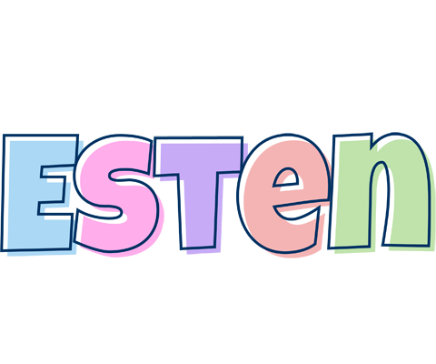 Esten pastel logo