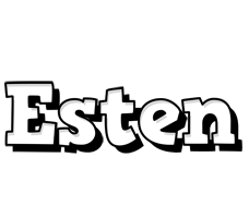 Esten snowing logo