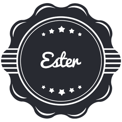 Ester badge logo