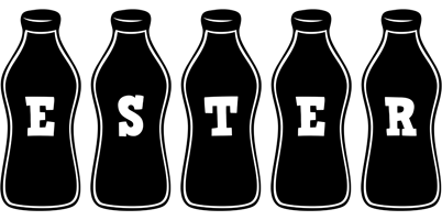 Ester bottle logo