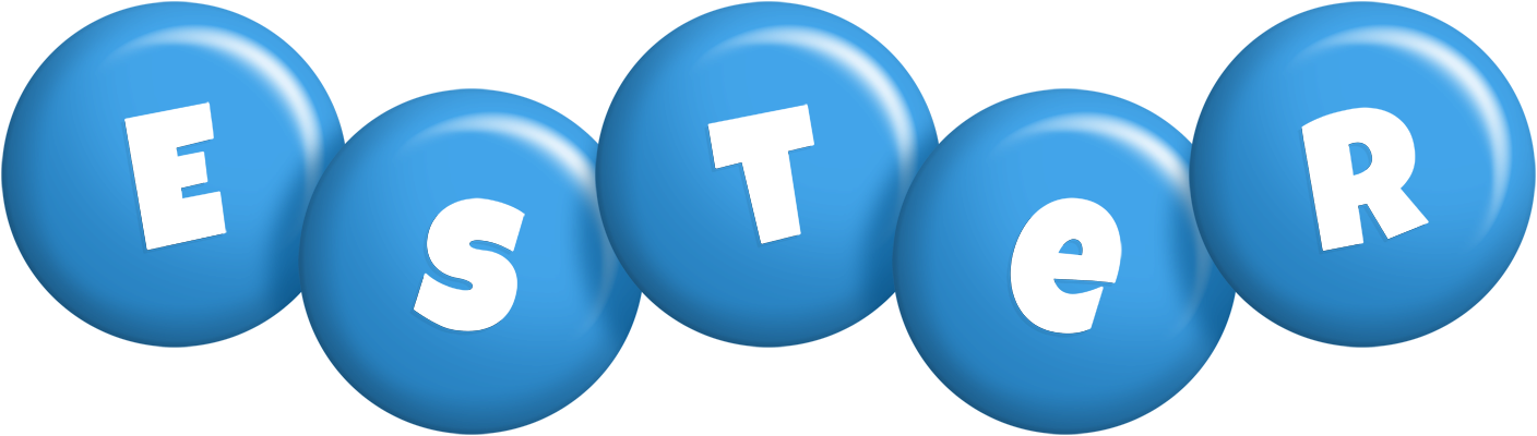 Ester candy-blue logo