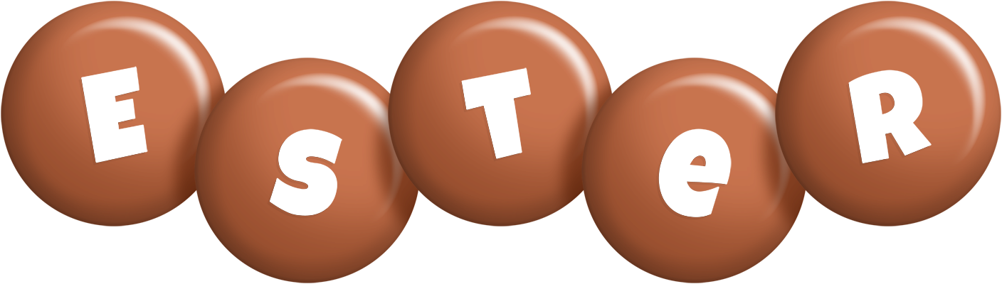 Ester candy-brown logo