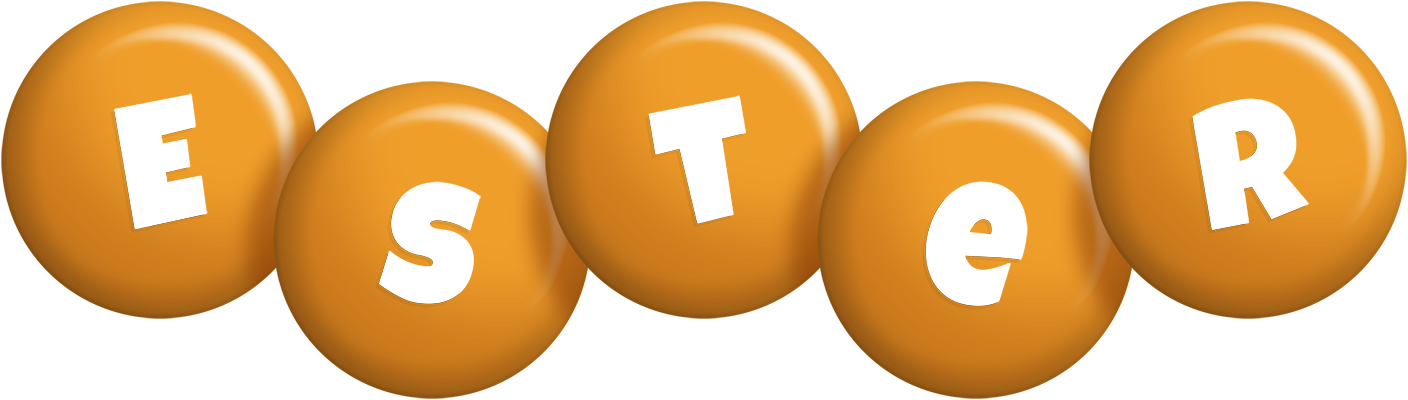 Ester candy-orange logo