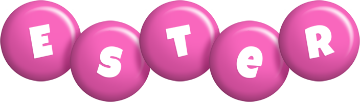 Ester candy-pink logo
