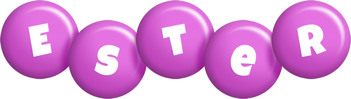 Ester candy-purple logo