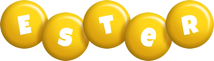 Ester candy-yellow logo