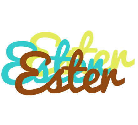 Ester cupcake logo