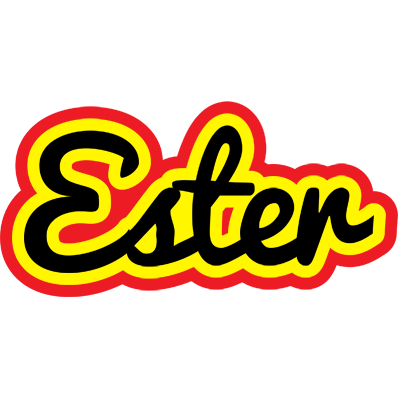Ester flaming logo