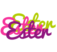 Ester flowers logo