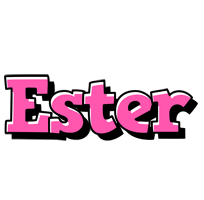 Ester girlish logo