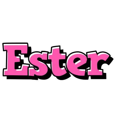 Ester girlish logo
