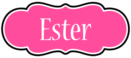 Ester invitation logo