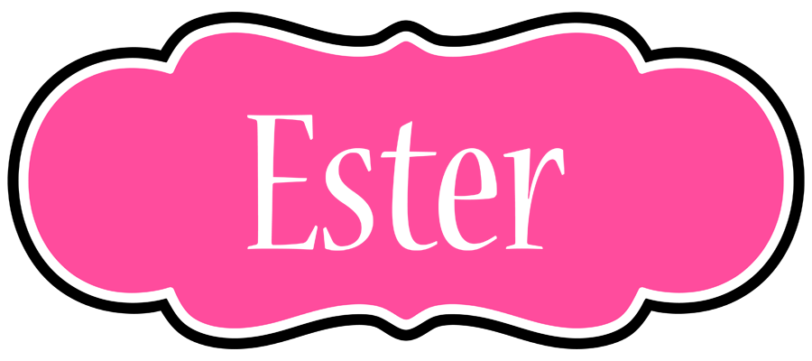 Ester invitation logo