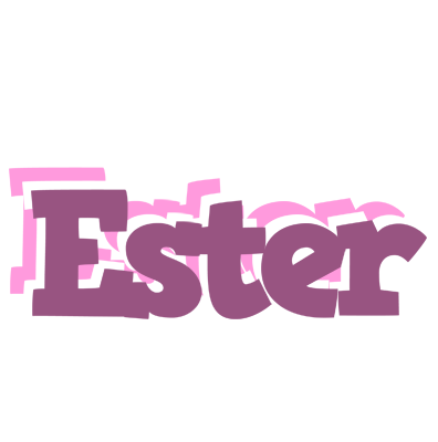 Ester relaxing logo