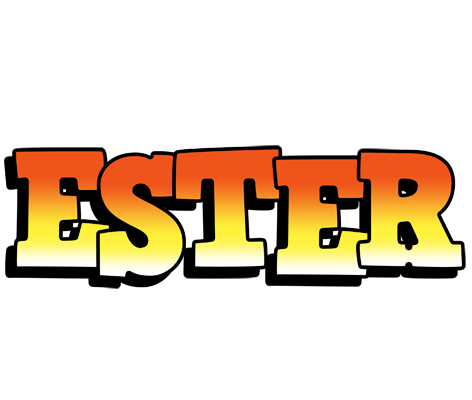 Ester sunset logo