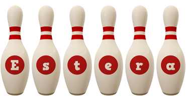 Estera bowling-pin logo