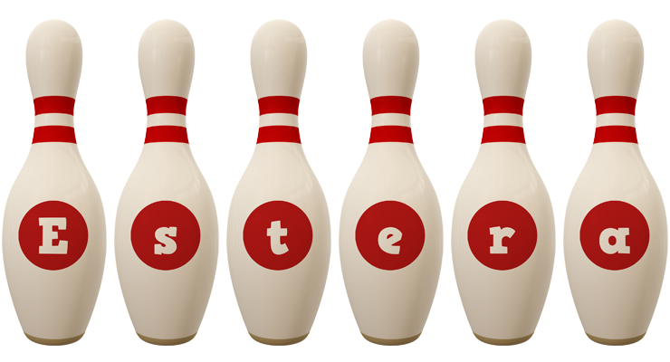 Estera bowling-pin logo