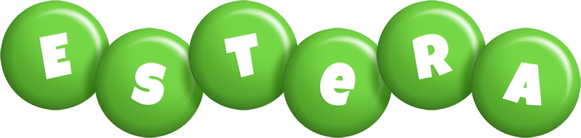 Estera candy-green logo