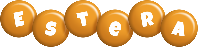 Estera candy-orange logo