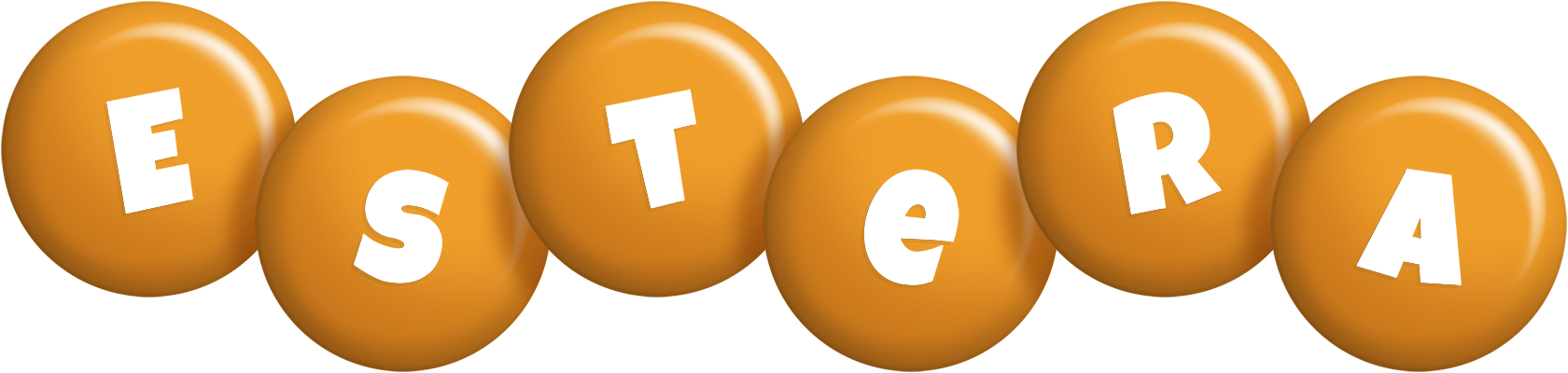 Estera candy-orange logo