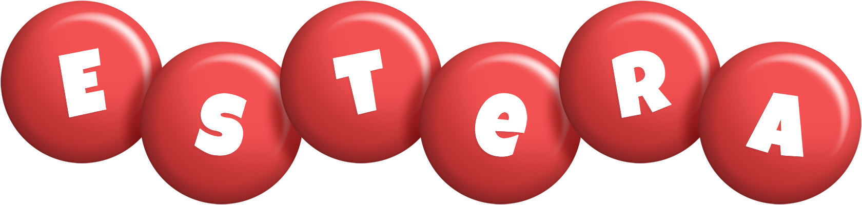 Estera candy-red logo