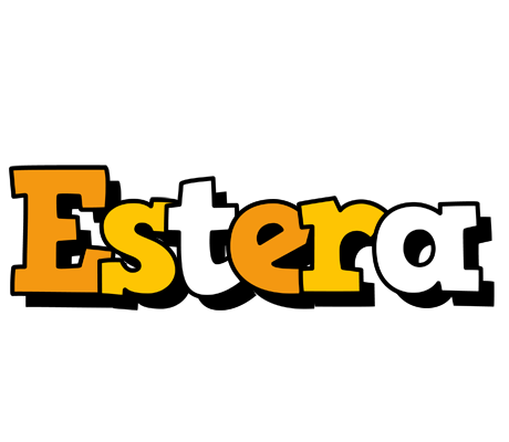 Estera cartoon logo