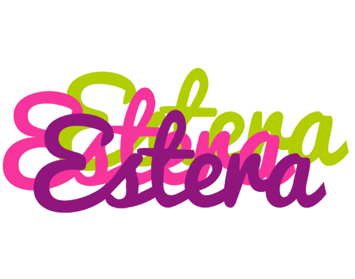Estera flowers logo