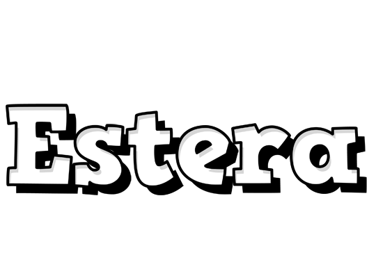 Estera snowing logo