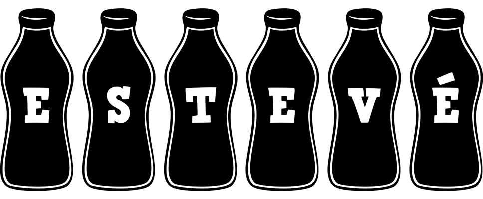 Estevé bottle logo