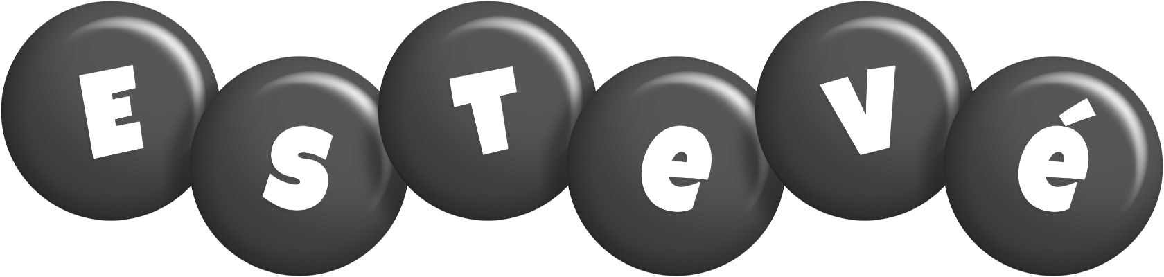 Estevé candy-black logo