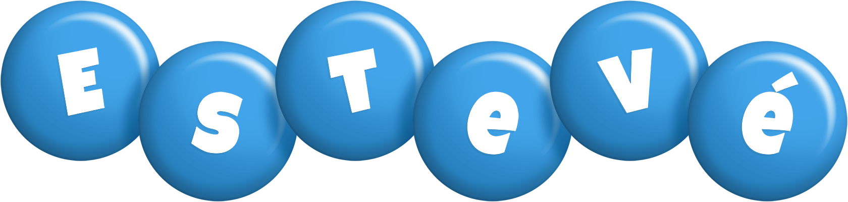 Estevé candy-blue logo