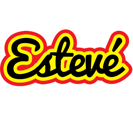 Estevé flaming logo